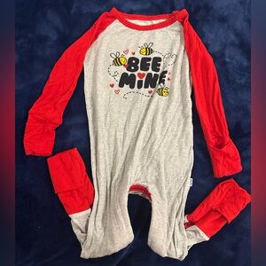 6-12 mos Little Sleepies Be Mine Zippy